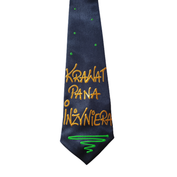 [Ks11] Krawat satynowy KRAWAT PANA INŻYNIERA
